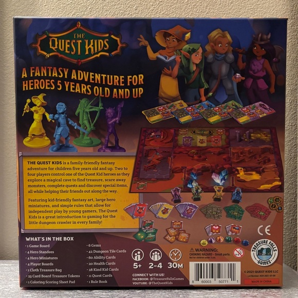 *Preowned*The Quest Kids Adventure Board Game- GUC. - Picture 2 of 6